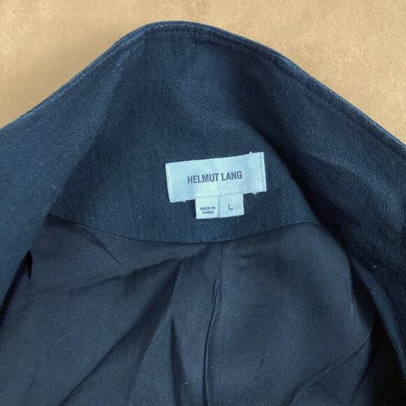 Helmut Lang Leather sleeve Riders Jacket L - Picture 3 of 7